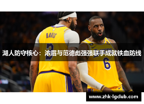 湖人防守核心：浓眉与范德彪强强联手成就铁血防线